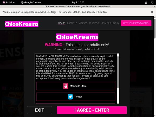 Free Chloe Kreams Username And Pass Free Chloe Kreams Username And Pass