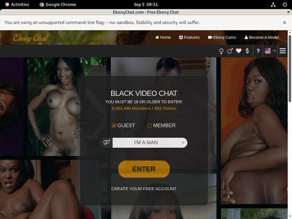 Ebony Chat Secure Purchase