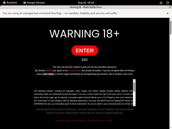 Sexting 18 Membership Plan