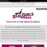 Free Realgirlsgonebad.com Trial Membership